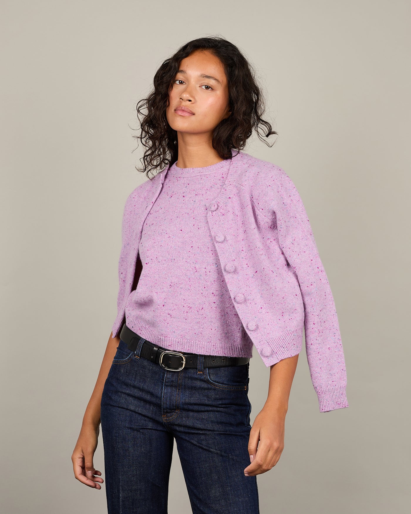 cardigan Mila mauve 17