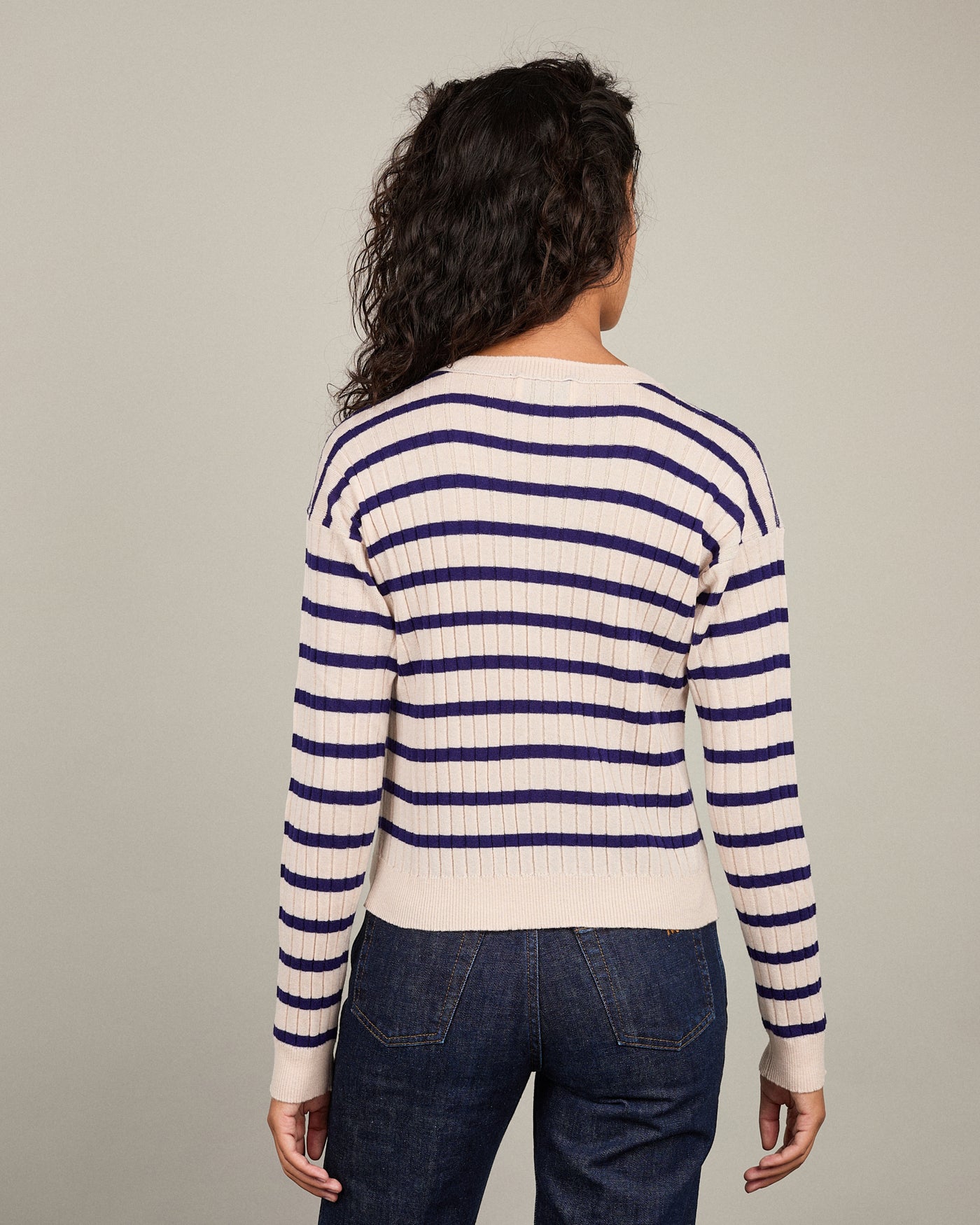 Cecile Stripes avoine 18