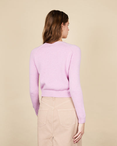 Cardigan Mila mauve 13